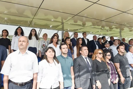 Prezident İlham Əliyev DTX-nin N saylı hərbi hissəsində gənc əsgərlərin andiçmə mərasimində iştirak edib - YENİLƏNİB - FOTO