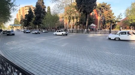 Gəncədə toy karvanında avtoxuliqanlıq edən şəxslər saxlanılıb 