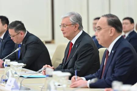 Kazakh President Kassym-Jomart Tokayev visits Azerbaijan's Milli Majlis