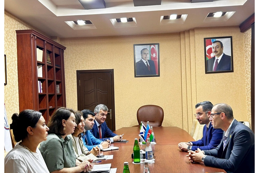 İsrail səfiri Azərbaycan Dillər Universitetini ziyarət edib