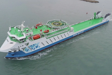 Первый в Азербайджане паром типа Ro-Pax