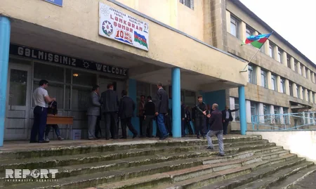 Lənkəran sakinləri səsvermədə fəallıq nümayiş etdirir - FOTO