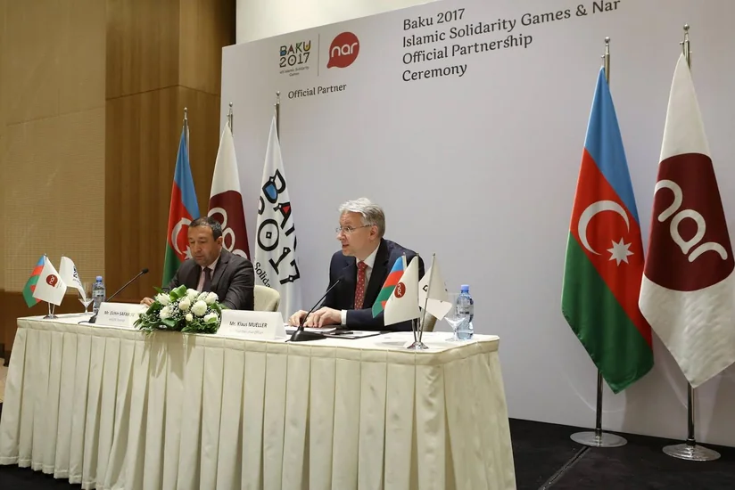 İslam Həmrəyliyi Oyunları Əməliyyat Komitəsi ilə Nar şirkəti arasında saziş imzalanıb