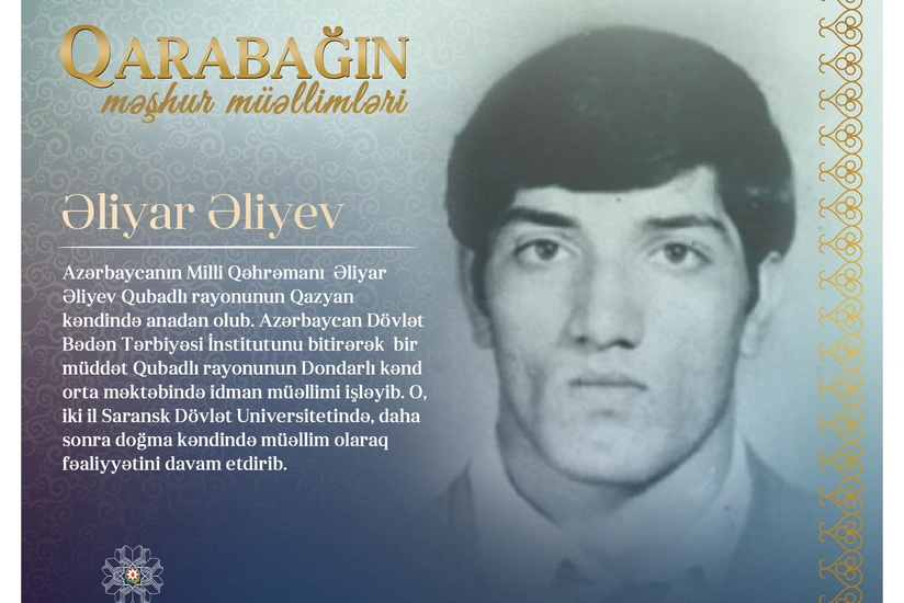 Знаменитые учителя Карабаха - Алияр Алиев