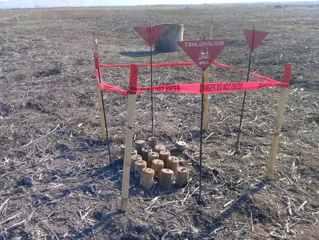 Füzulidə tank və piyada əleyhinə minalar aşkarlanıb - FOTO