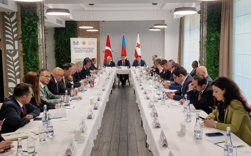 Şuşada Azərbaycan Türkiyə və Gürcüstan parlamentarilərinin iclası keçirilib