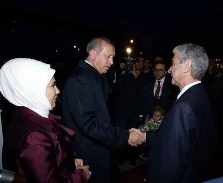 ​Türkiyə Prezidenti Azərbaycana işgüzar səfərə gəlib