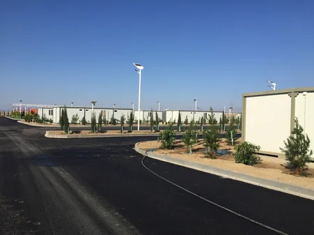 Araz Vadisi İqtisadi Zonasında mobil şəhərciyin salınması istiqamətində işlər yekunlaşıb