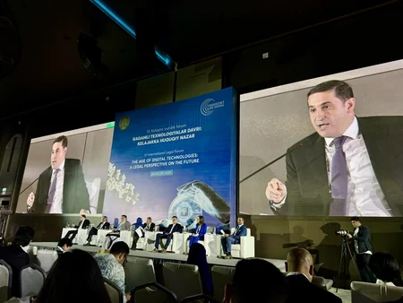 Vəkillər Kollegiyasının rəhbərliyi Özbəkistanda Beynəlxalq Hüquq Forumunda iştirak edib