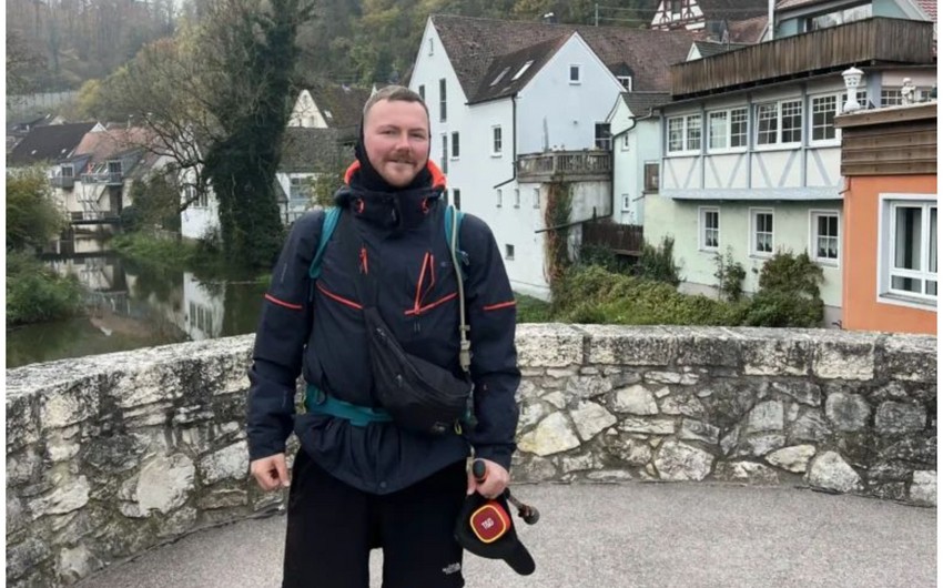 UK man embarks on epic walk to Vietnam, passing through Azerbaijan and Kazakhstan