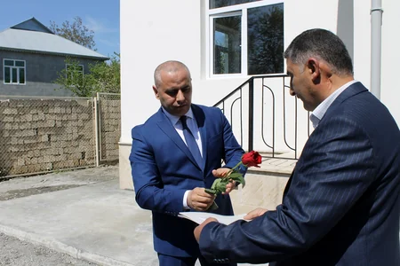 İsmayıllıda Qarabağ müharibəsi əlillərinə ev verilib