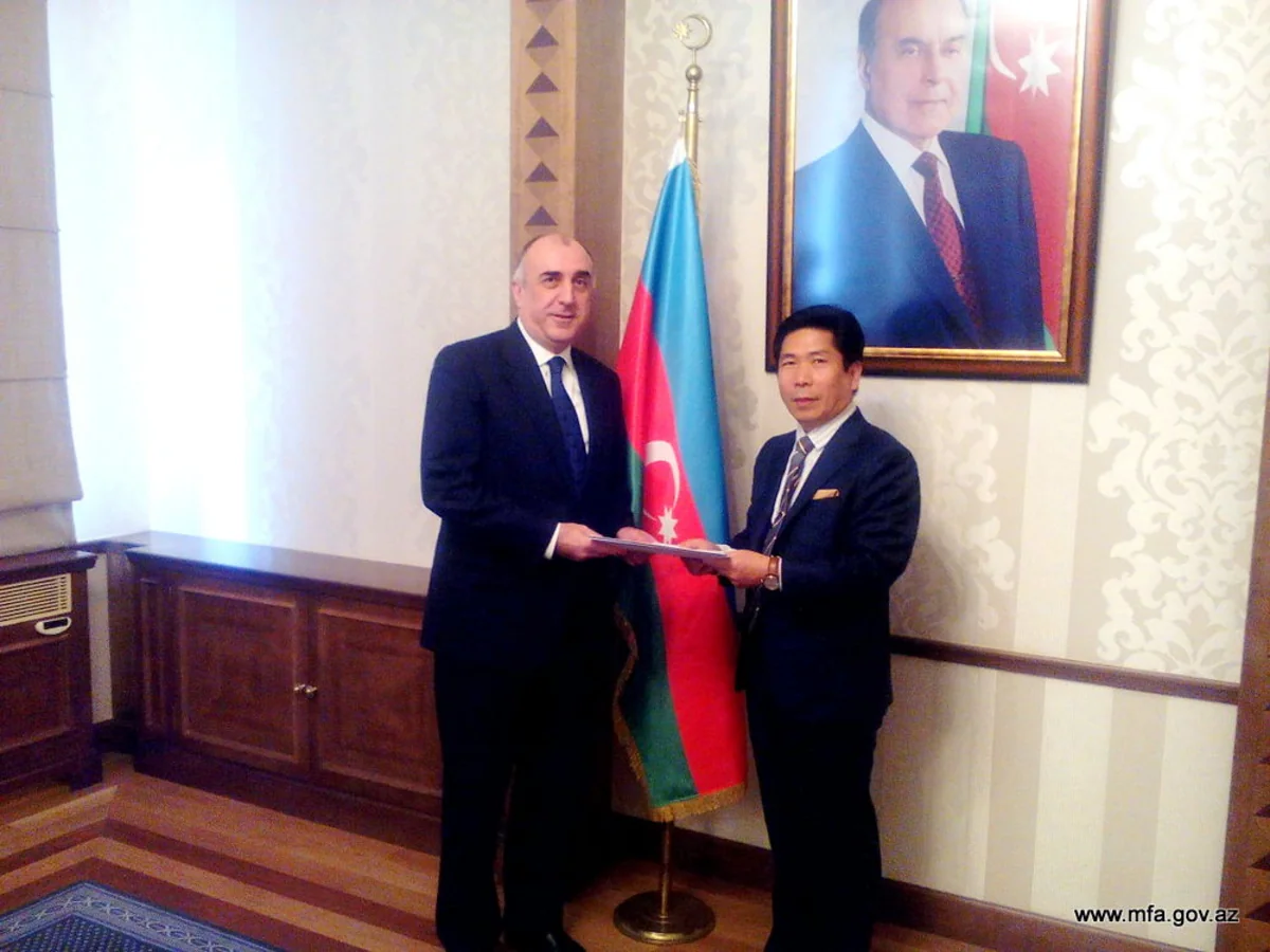 Elmar Məmmədyarov Koreya Respublikasının Azərbaycana yeni təyin olunan səfirini qəbul edib