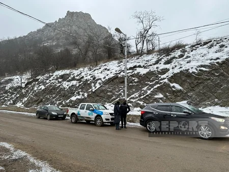 Şuşaya qar yağır