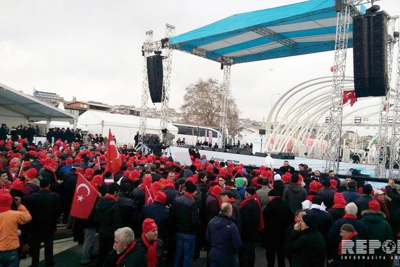 İstanbul “Avrasya Tüneli”nin açılış mərasimi keçirilir - FOTO - YENİLƏNİB