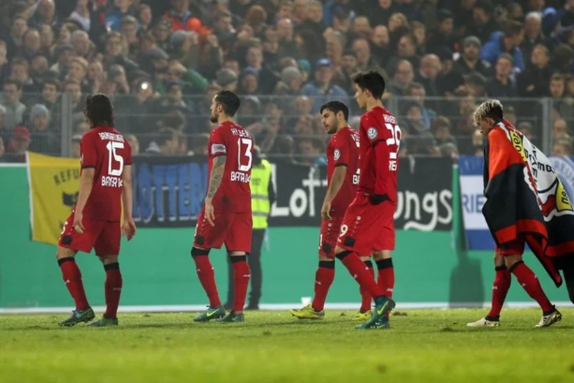 Байер вылетел из Кубка Германии от команды из третьей лиги - ВИДЕО