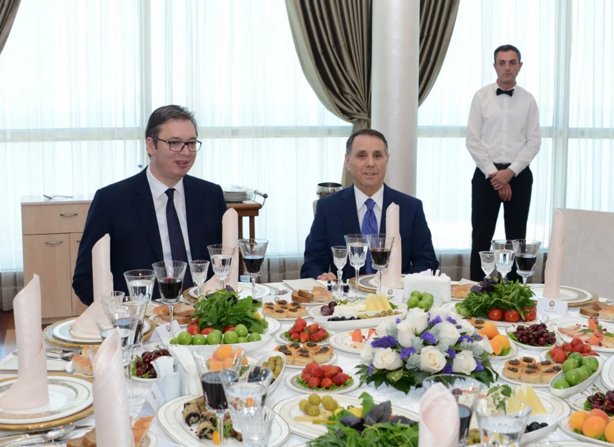 Novruz Mammadov had working dinner with Serbian President
