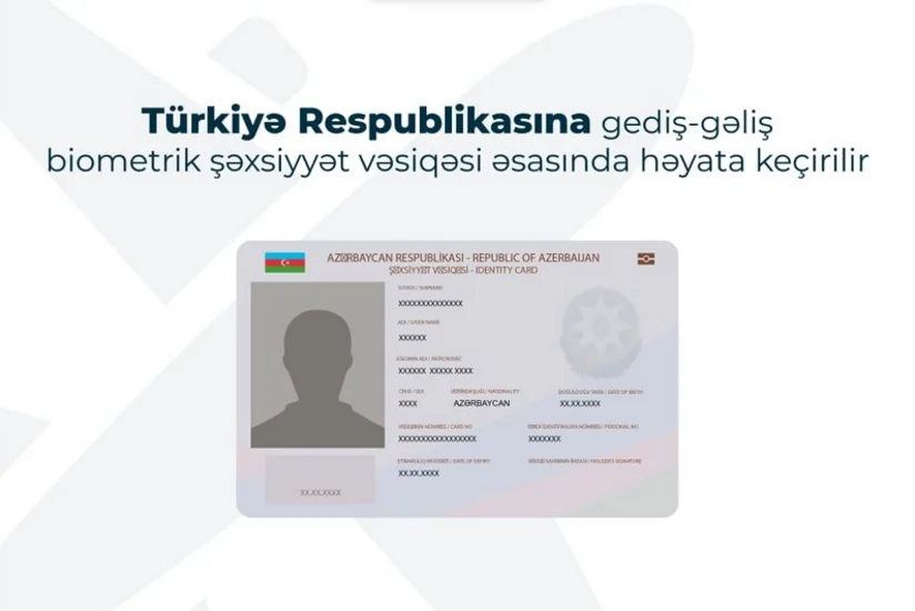 С 1 апреля граждане Азербайджана смогут посещать Турцию по удостоверению личности
