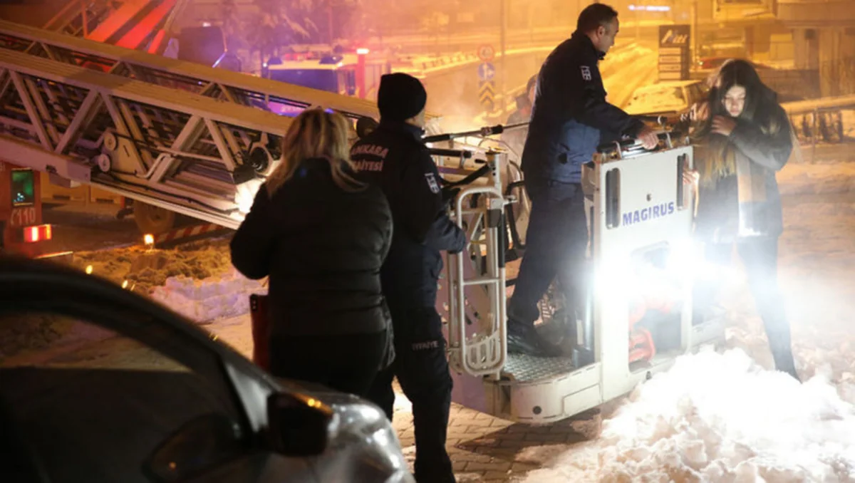 30 people rushed to hospital after fire in Turkish capital