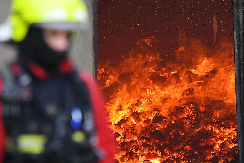 Fire breaks out in Yerevan market