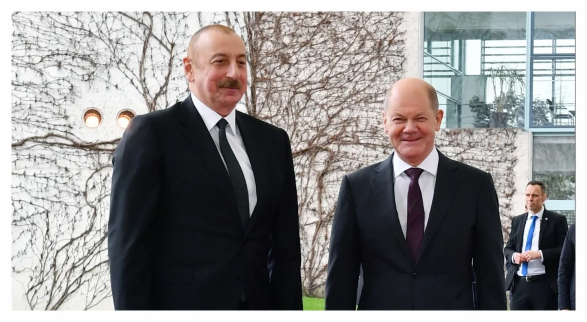One-on-one meeting between Ilham Aliyev and Olaf Scholz kicks off