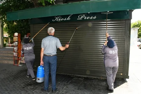 Bu gün Bakının 554 küçəsi yuyulub - YENİLƏNİB