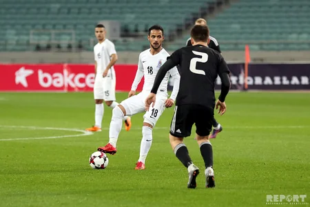 Futbol üzrə Azərbaycan milli komandası Belarusa məğlub olub - FOTOREPORTAJ