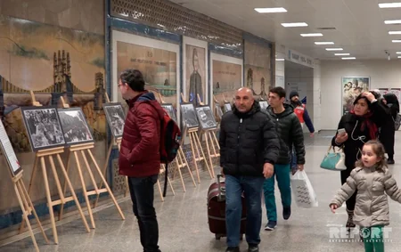 İstanbul metrosunda 20 Yanvar faciəsi ilə bağlı fotosərgi açılıb