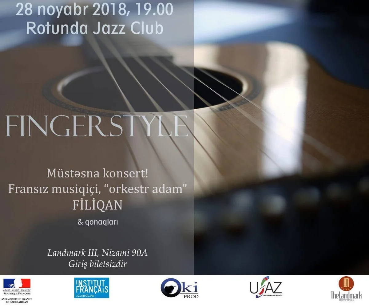 French one-man band to perform in Baku