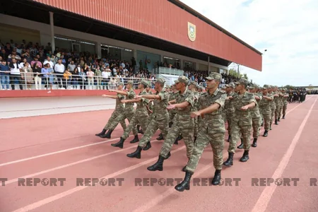 Heydər Əliyev adına Hərbi İnstitutda növbəti andiçmə mərasimi keçirilib