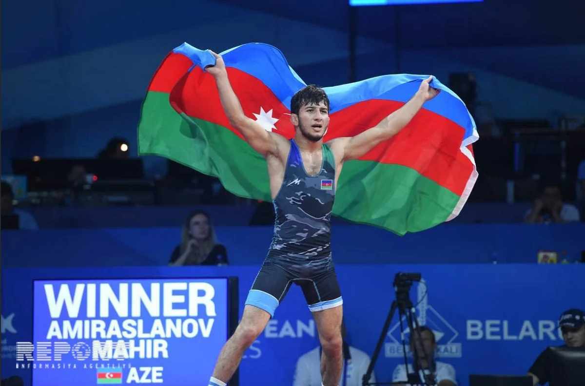 Minsk 2019: Mahir Amiraslanov claims Azerbaijans first wrestling gold