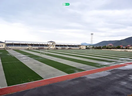 Fərid Qayıbov Zaqatala Olimpiya İdman Kompleksinə baxış keçirib
