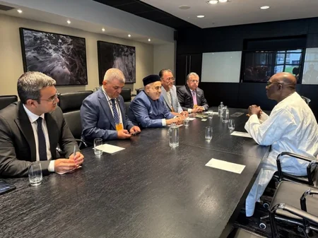 Allahşükür Paşazadə Keyptaunda Məhəmməd Elsanusi ilə Vaşinqton görüşünü müzakirə edib