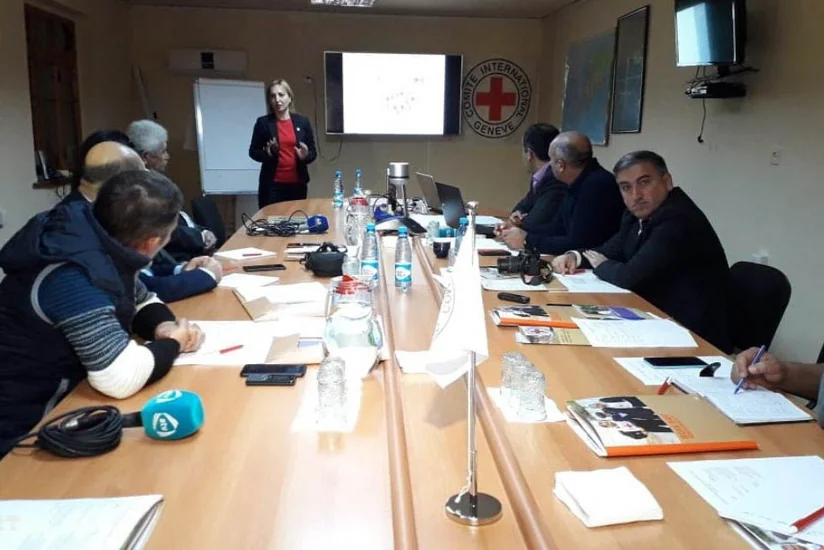 BQXK Bərdədə media nümayəndələri üçün seminar təşkil edib - FOTO