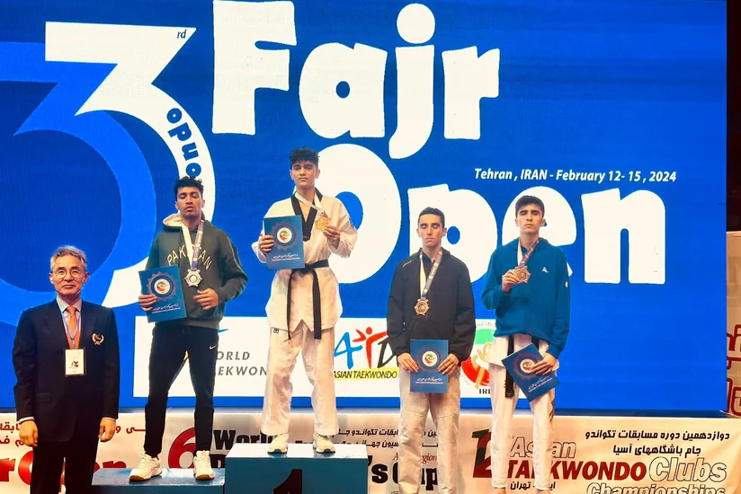 Azərbaycan taekvondoçusu İranda bürünc medal qazanıb