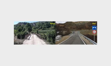 TAP Albaniyada yol və körpülərin yenidən qurulmasının ilk mərhələsini başa çatdırıb