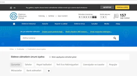 “Azərsu” “Elektron hökumət” portalında 10-cu xidmətini istifadəyə verib