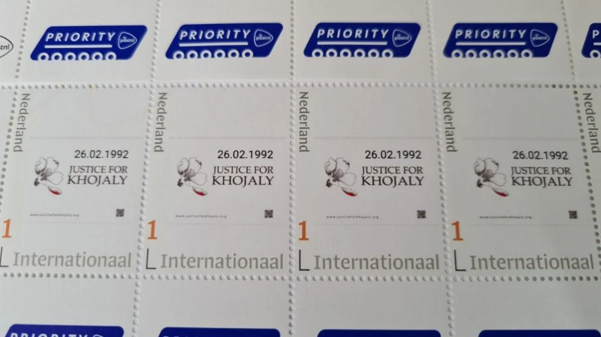 Postage stamps dedicated to Khojaly genocide issued in Netherlands