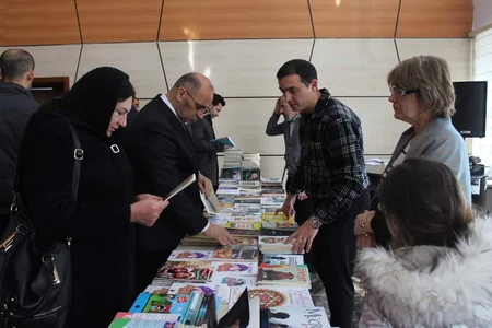 Sabirabadda ilk dəfə kitab sərgisi keçirilib