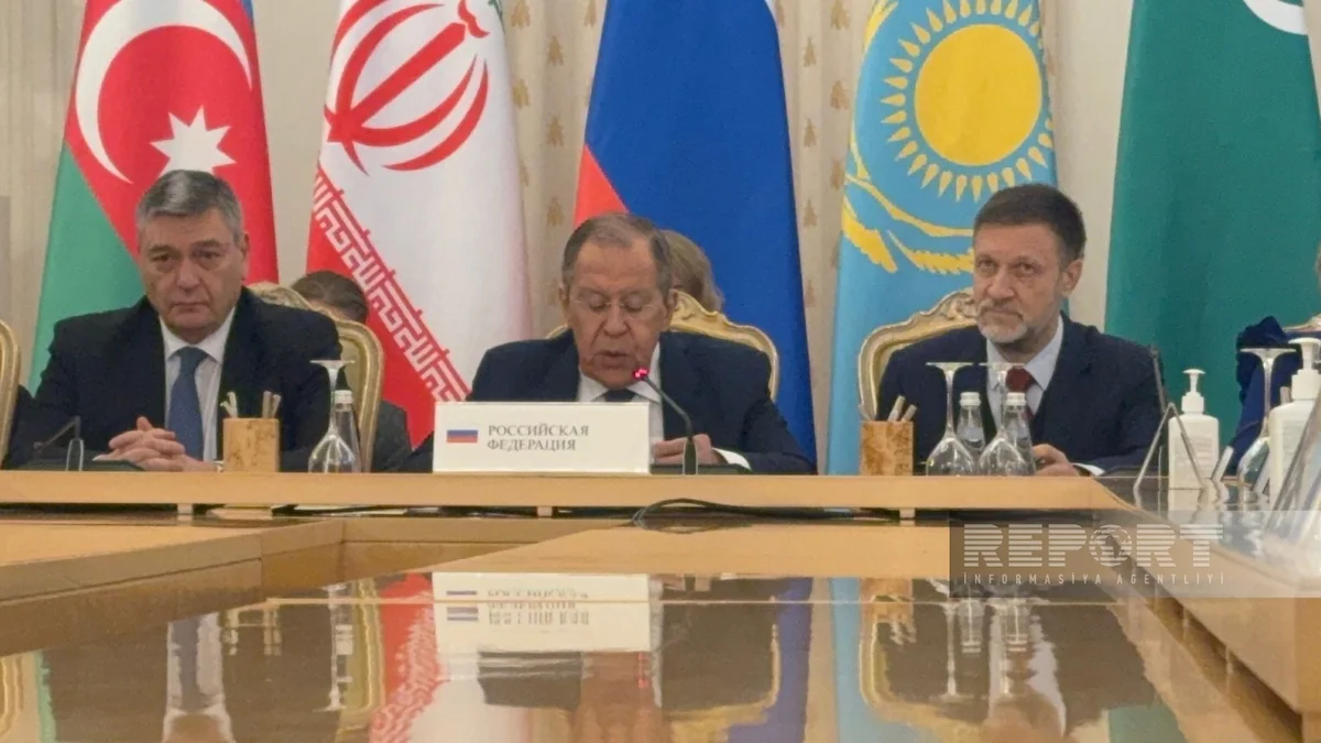 Lavrov: “Xəzər Şurasının yaradılması “Xəzər beşliyi”nin səmərəliliyini artıra bilər”