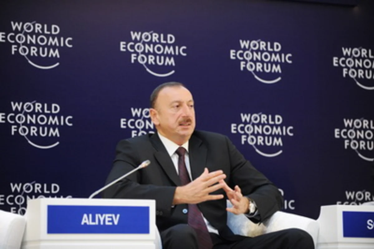 Prezident İlham Əliyev Davosda enerji geosiyasəti mövzusunda sessiyada iştirak edib