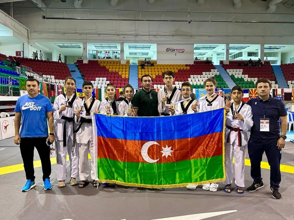 Azərbaycan taekvondoçuları Türkiyədəki yarışın ilk günündə 4 qızıl medal qazanıblar