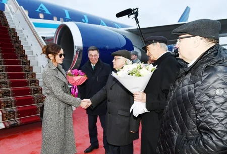 First Vice-President Mehriban Aliyeva visiting Russia