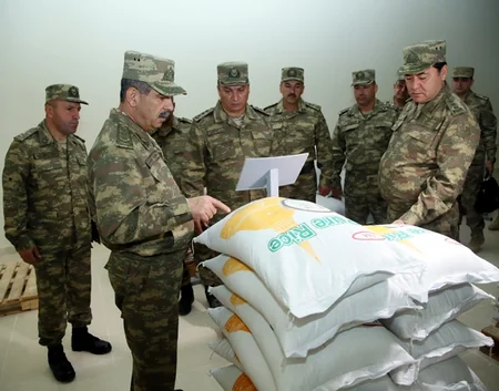 Azərbaycan ordusunun yeni hərbi hissəsinin açılışı olub