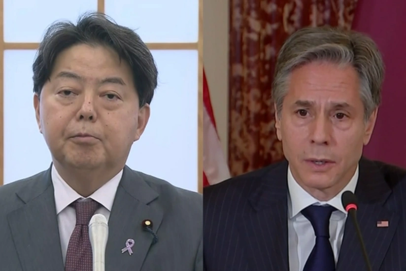 Yaponiyanın XİN rəhbəri Entoni Blinkenlə KXDR-in raket buraxılışlarını pisləyib