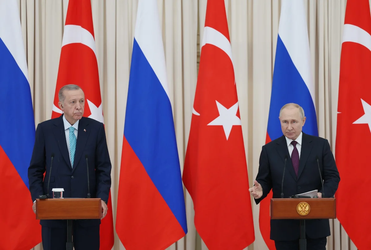 Erdogan, Putin mull situation in Middle East