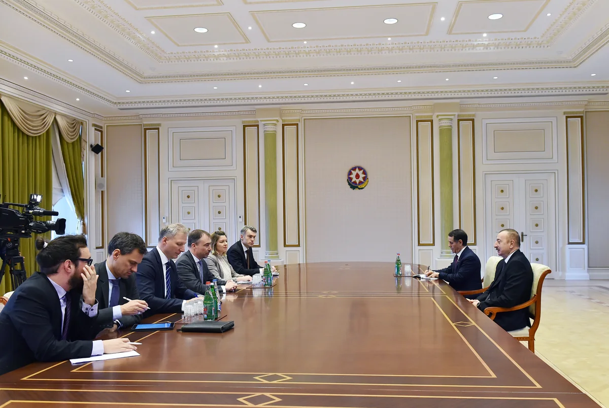 President Ilham Aliyev receives delegation led by EU special representative