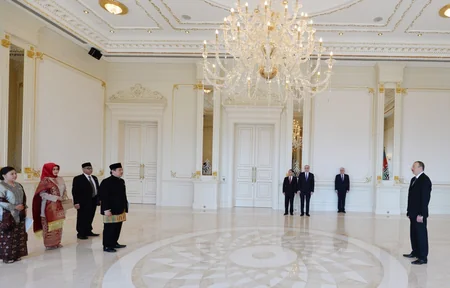 President Ilham Aliyev received credentials of incoming Indonesian Ambassador