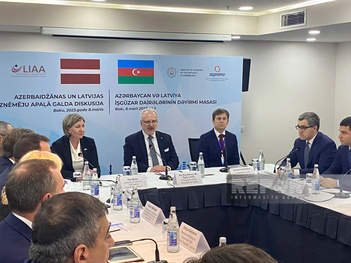 Latviya Prezidenti: “Azərbaycan ölkəmizin əsas ticarət tərəfdaşıdır”