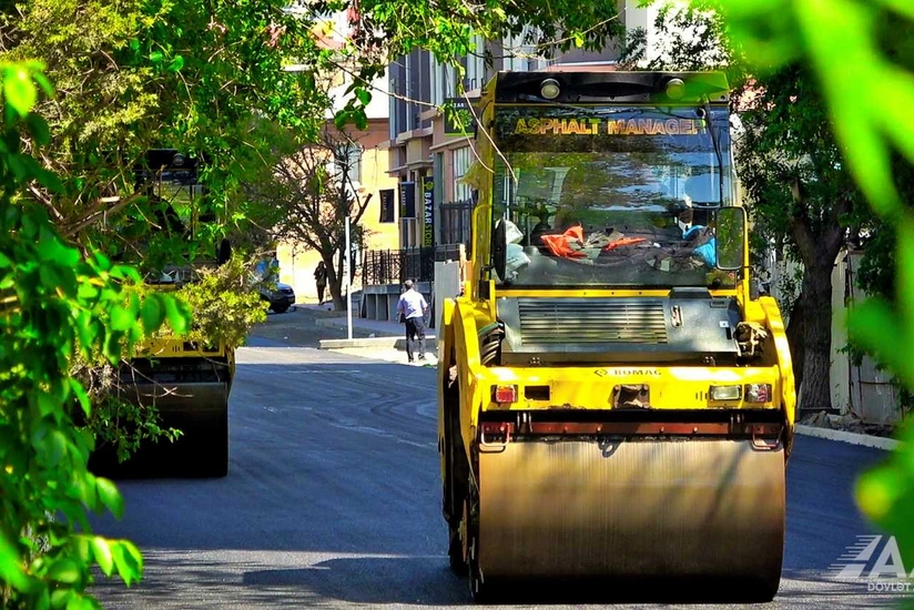 В Баку капитально ремонтируется улица Тофика Аббасова