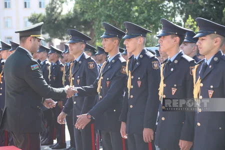 Cəmşid Naxçıvanski adına Hərbi Liseydə kursantların növbəti buraxılış mərasimi olub